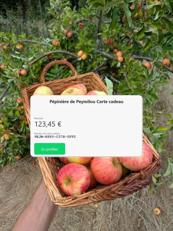 carte cadeau arbres fruitiers dordogne